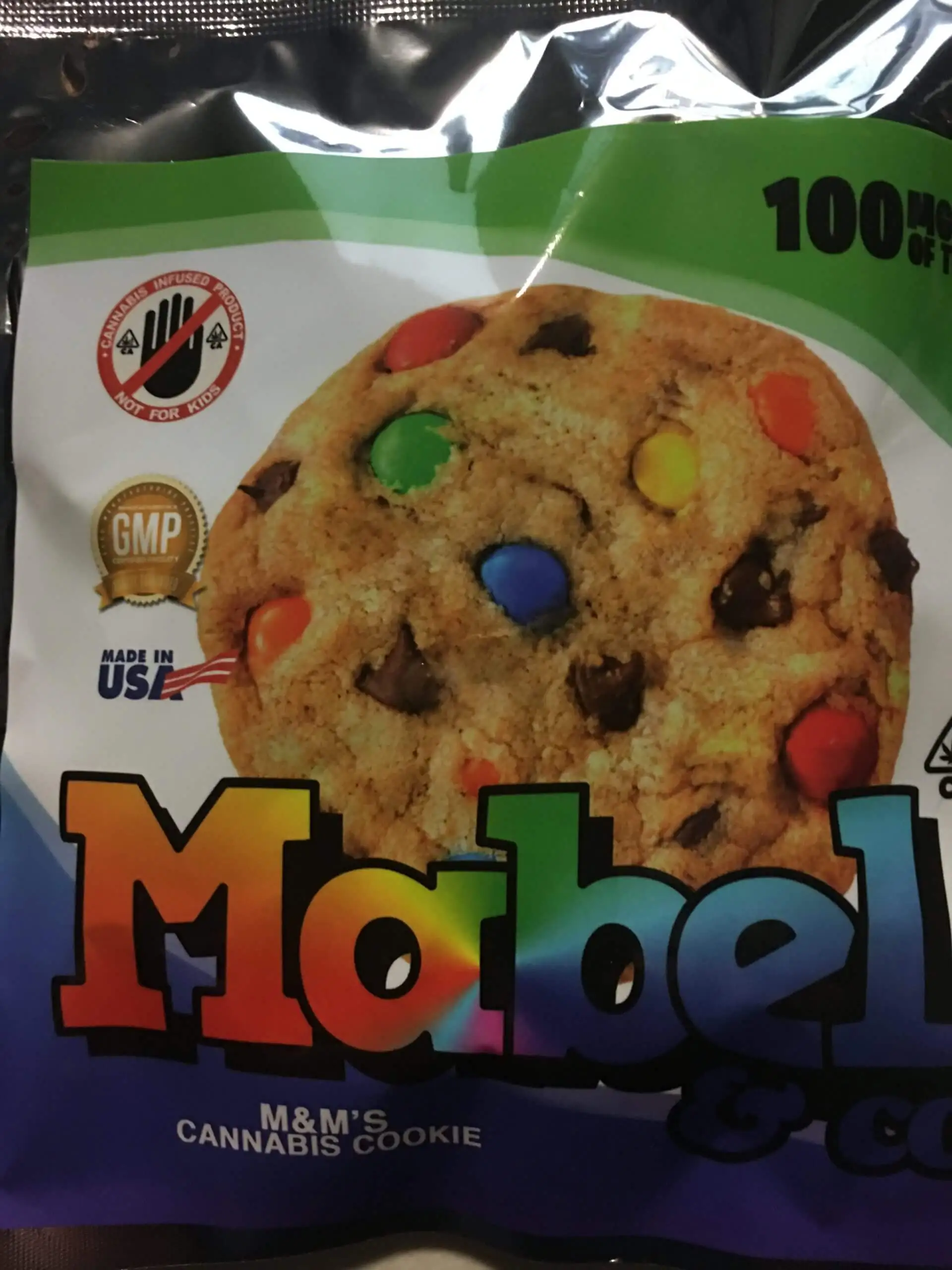 MABEL M&M 100MG CANNABIS INFUSED COOKIE